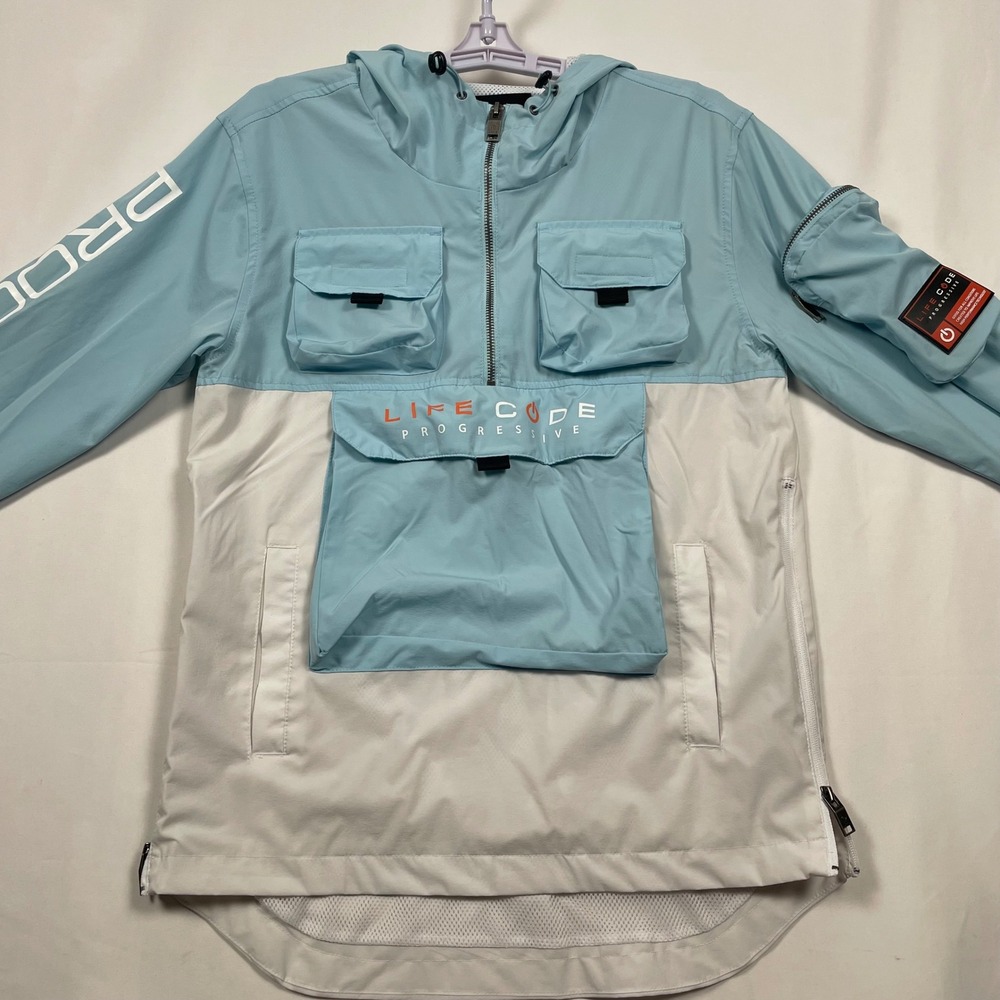 Life Code Progressive Anorak Jacket Pullover Hood… - image 2